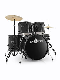 BDK-1 Full Size Starter Drum Kit by Gear4music, Black