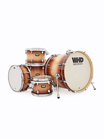 WHD Birch 5 Piece American Fusion Complete Drum Kit