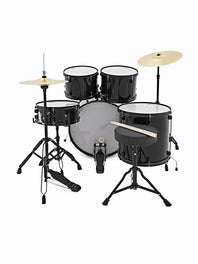 BDK-1 Full Size Starter Drum Kit by Gear4music, Black