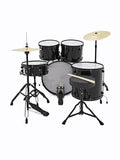 BDK-1 Full Size Starter Drum Kit by Gear4music, Black
