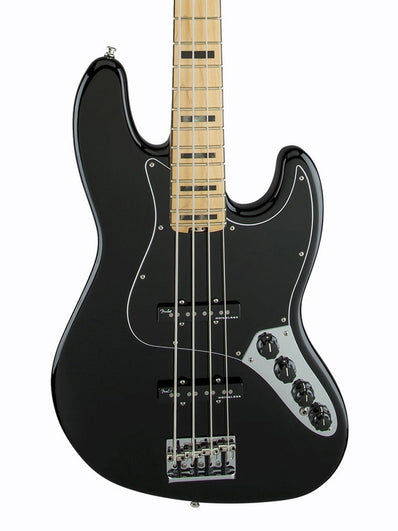 Fender American Elite Jazz Bass MN, Black